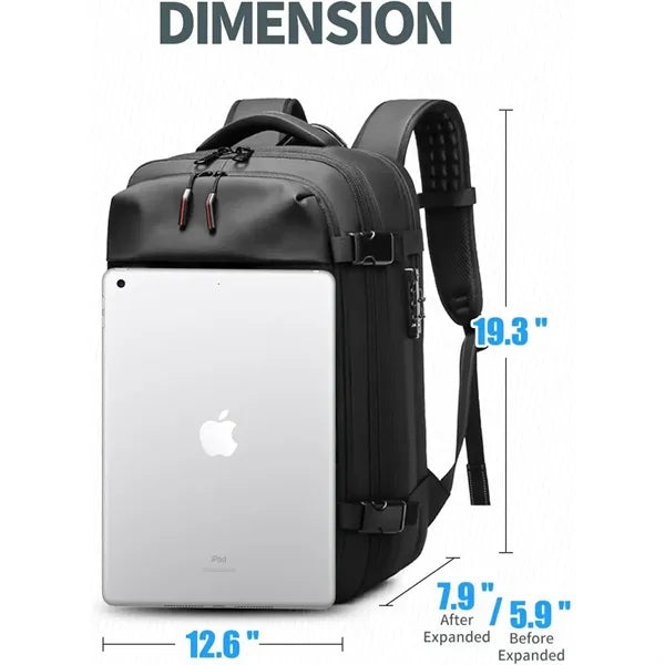 Vacuum Backpack for Travel 60L Expandable Compression Bag