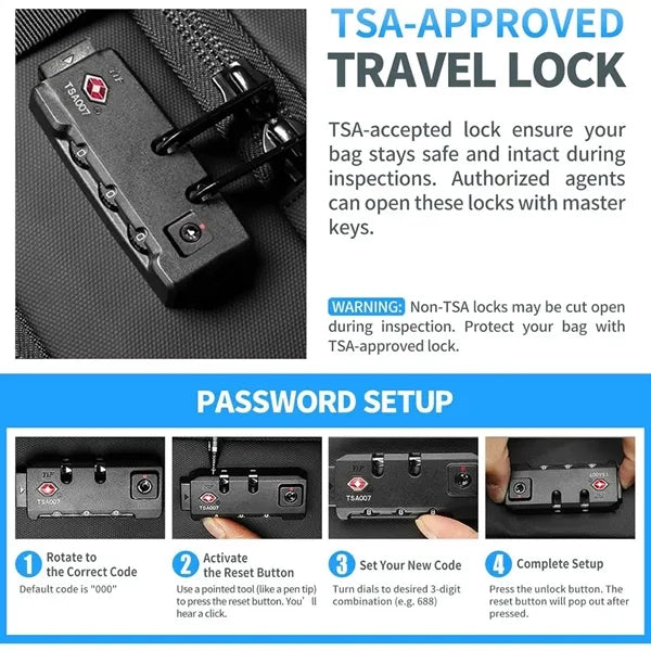 Vacuum Backpack for Travel 60L Expandable Compression Bag