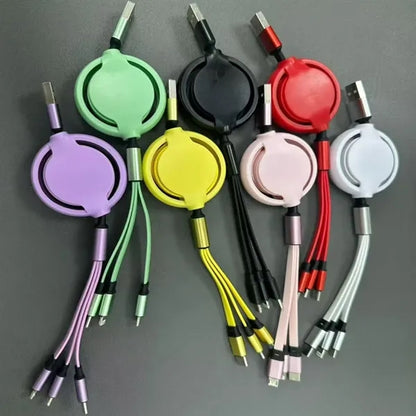Customized Promotional Gift 3 In 1 USB Fast Charging Cable