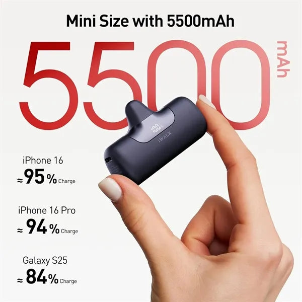 iWALK Linkpod 5 5500mAh Portable Charger Power Bank