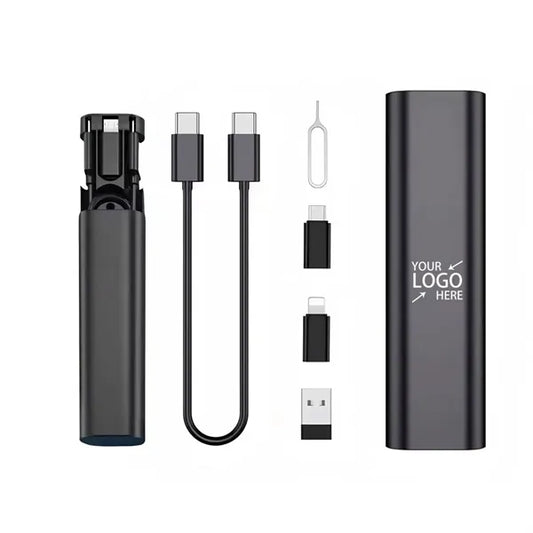 6 in 1 USB Cable Kit Multi Adapter with Ejector Storage Box
