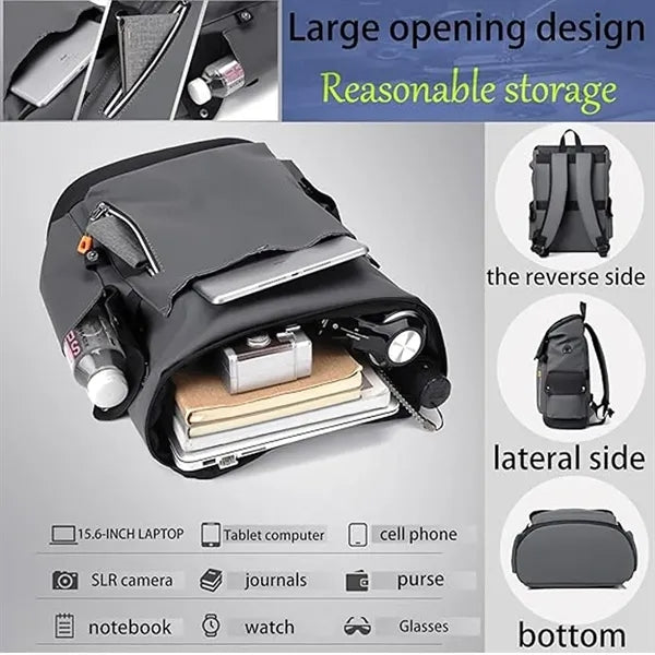 Travel Laptop Backpack 15.6" Waterproof Business Bag