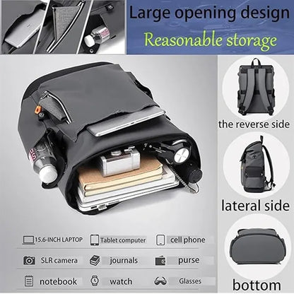 Travel Laptop Backpack 15.6" Waterproof Business Bag