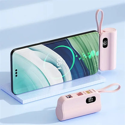 10000mAh Mini Portable Charger Power Bank - LCD Display