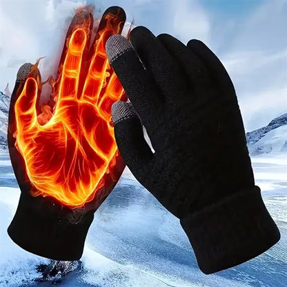 Knitted Windproof Warm Touchscreen Winter Gloves