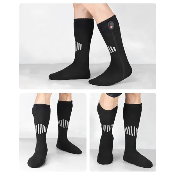Rechargeable Heated Socks with Smart Warming