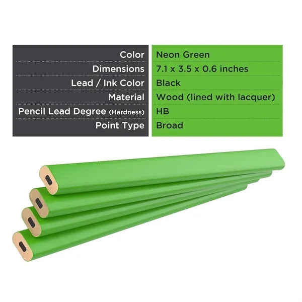 Graphite Hard Lead Carpenter Pencil