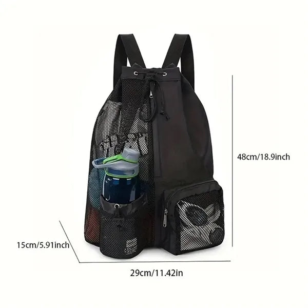 Mesh Drawstring Backpack