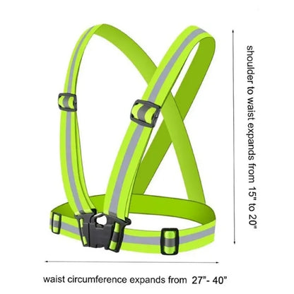 Reflective Safety Vest High Visibility Outdoor Sports Gear