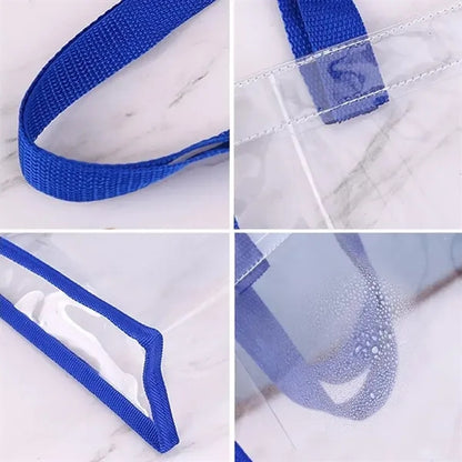 Clear PVC Tote Bag Large Capacity Cosmetic Shopping