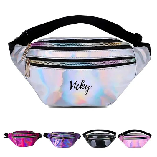 Adjustable Holographic Fanny Pack