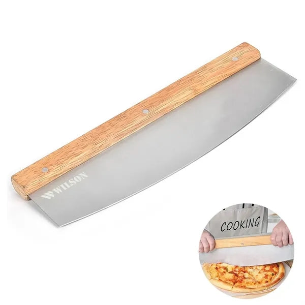 Wooden Handle Pizza Knife