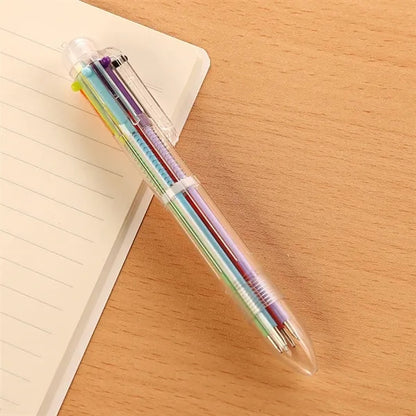 Multi-Color Transparent Ballpoint Pen