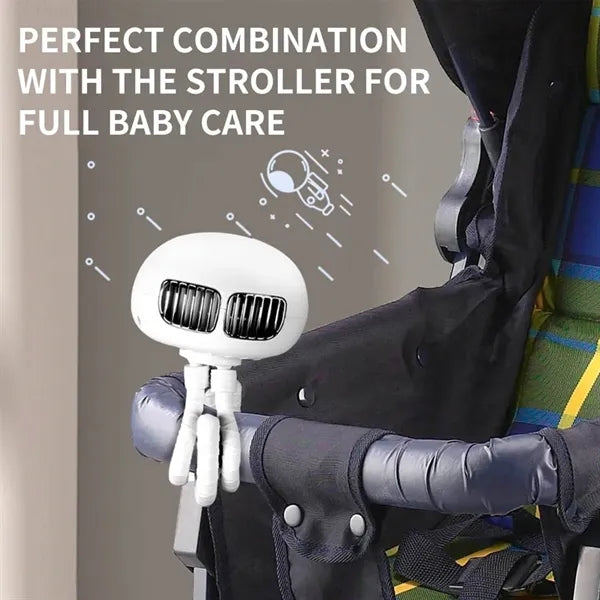 Portable Bladeless Stroller Fan