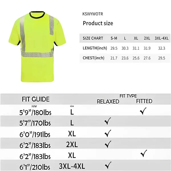 Quick-drying reflective T-shirt