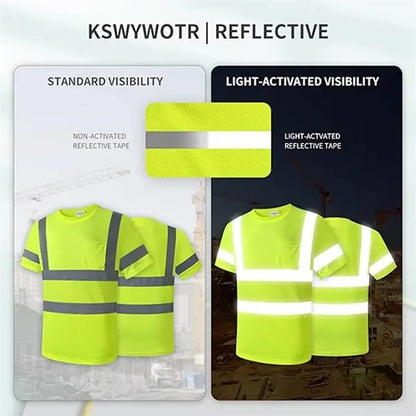 Quick-drying reflective T-shirt