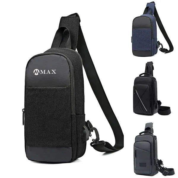 Multifunctional waterproof sports reflective crossbody bag