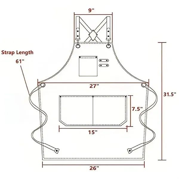 Durable Canvas Work & Chef Apron