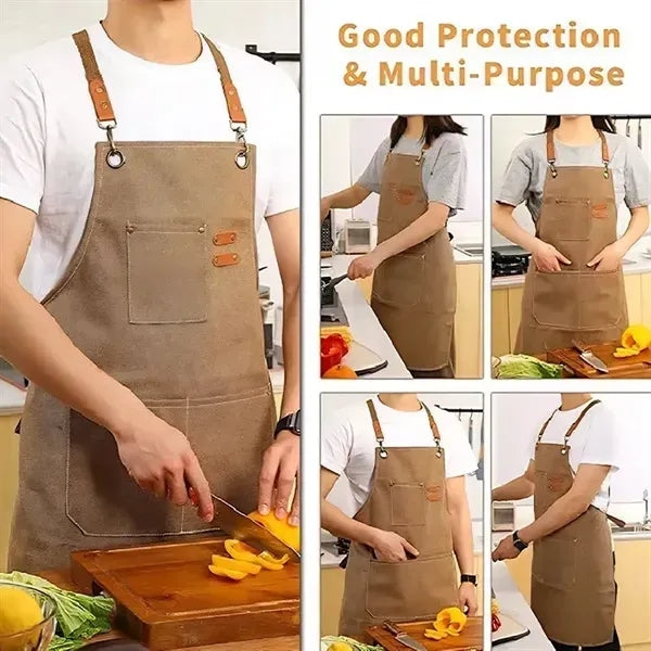 Durable Canvas Work & Chef Apron