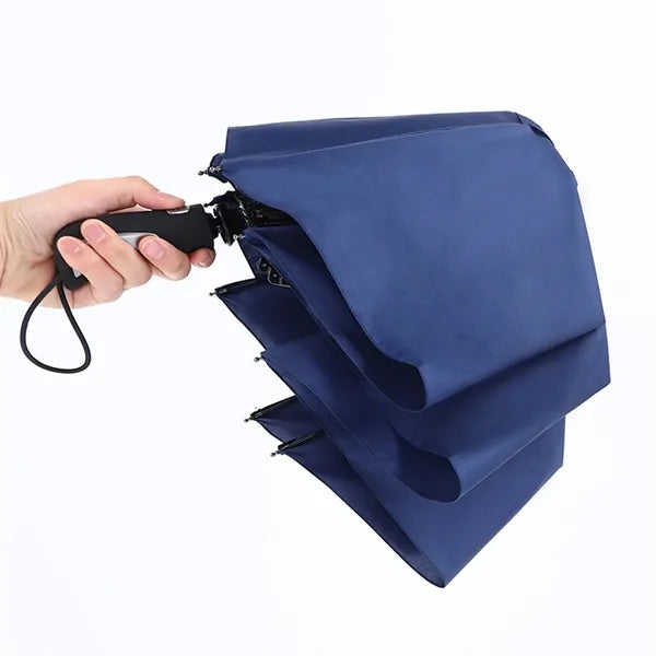Fully Automatic Three Fold Windproof Golf Umbrella