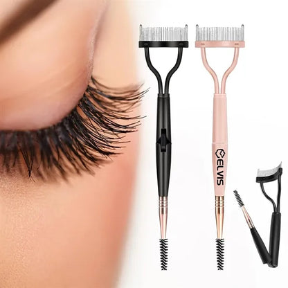 Foldable Steel Needle Eyelash Comb