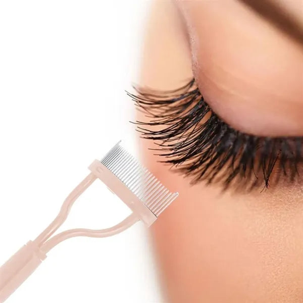 Foldable Steel Needle Eyelash Comb