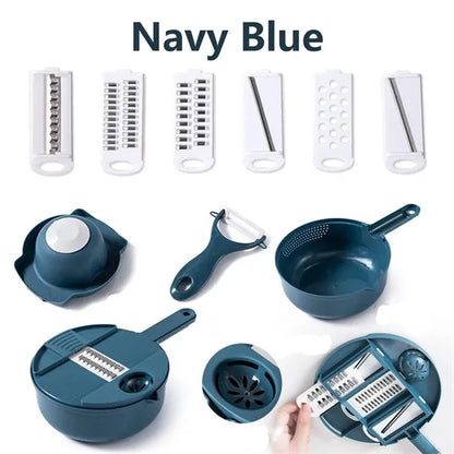 Multi-function 9-in-1 Vegetable Cutter