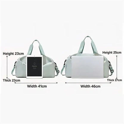 Waterproof Gym Bag with Shoe Compartment