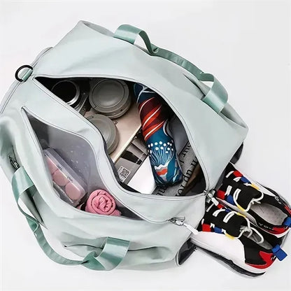 Waterproof Gym Bag with Shoe Compartment