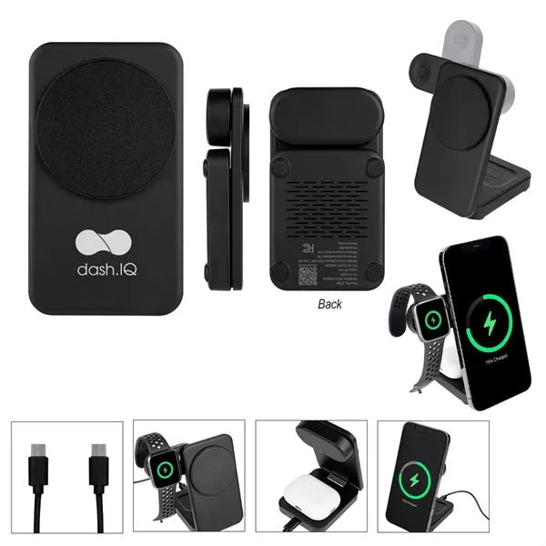 Foldable rABS Magnetic Wireless Charger