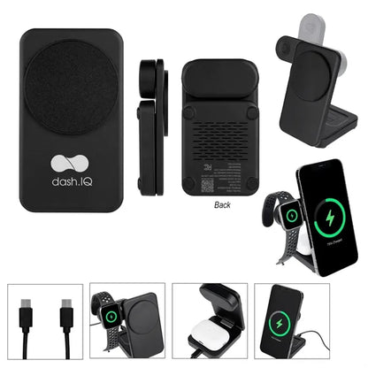 Foldable rABS Magnetic Wireless Charger