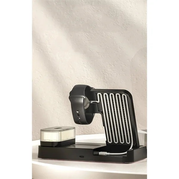3 in 1 Wireless Fast Charger w/ Light