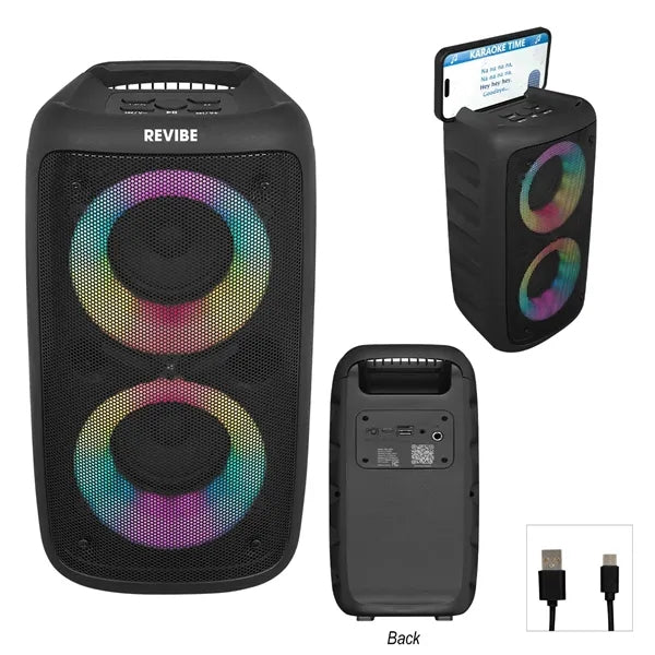 Wireless Speaker Tower With Phone Holder