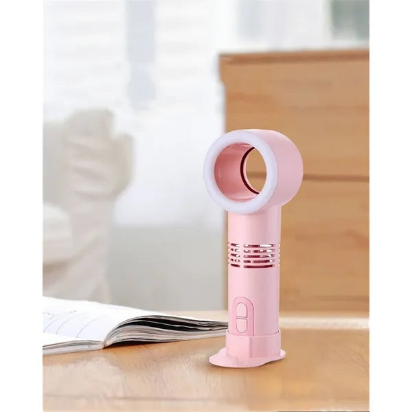 Portable USB Rechargeable Bladeless Mini Fan Handheld