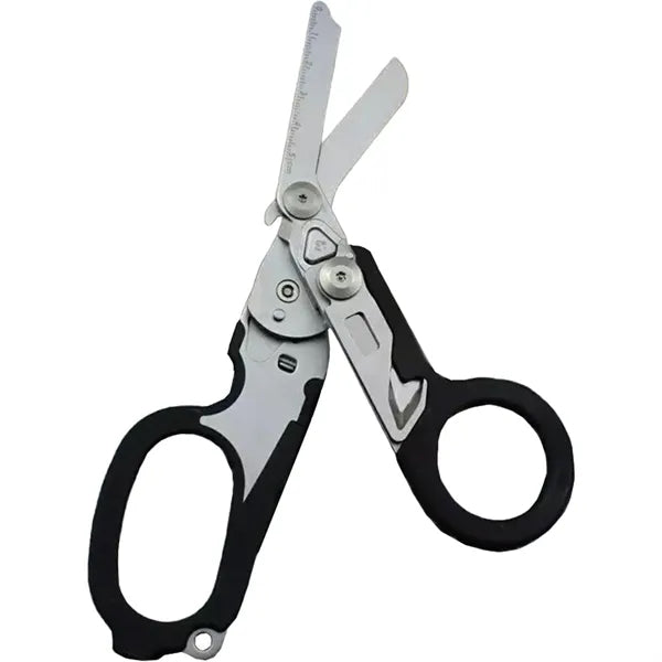 6 in 1 Stainless Steel Folding Scissors for Outdoor Survival