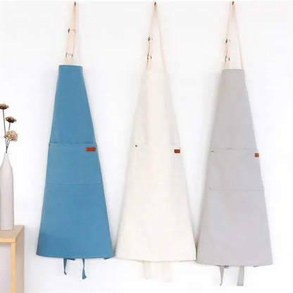 Canvas Apron with Front Pocket