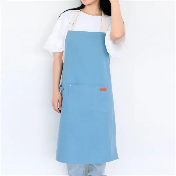 Canvas Apron with Front Pocket