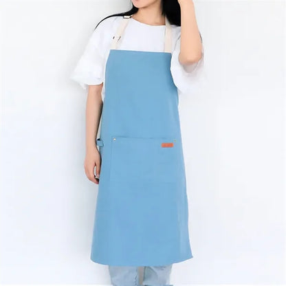 Canvas Apron with Front Pocket