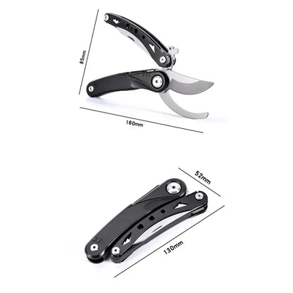 Gardening Multifunctional Stainless Steel Folding Scissors