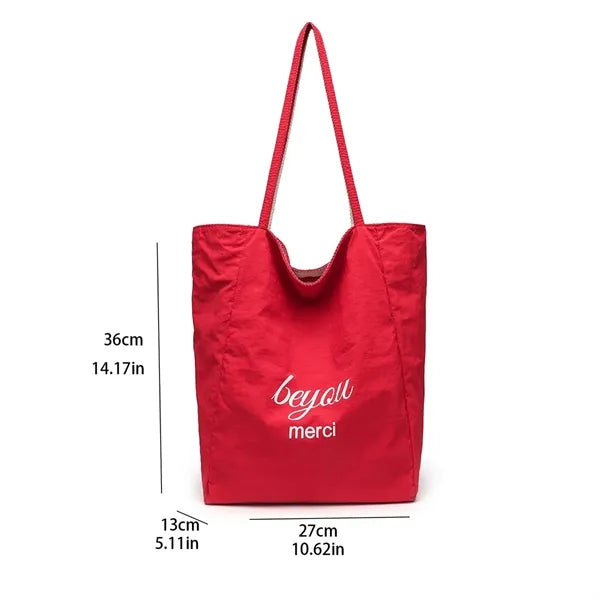 Striped Reversible Tote Bag