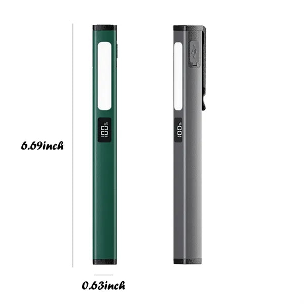 Magnetic Flashlight With Clip