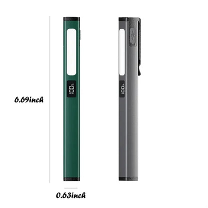 Magnetic Flashlight With Clip