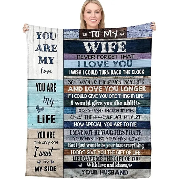 50'' x 60'' Custom Digital Print Flannel Blanket