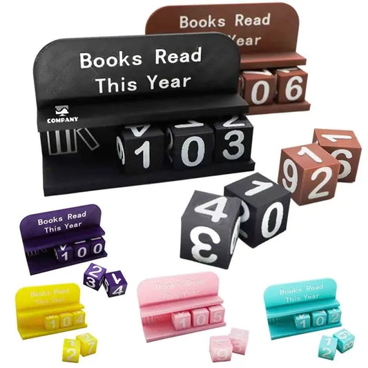 Reading Progress Trackers with Number Cubes