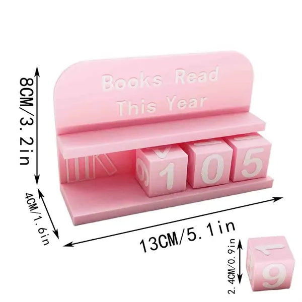 Reading Progress Trackers with Number Cubes