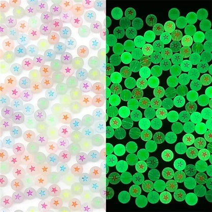 Glow in The Dark Acrylic Letter Beads