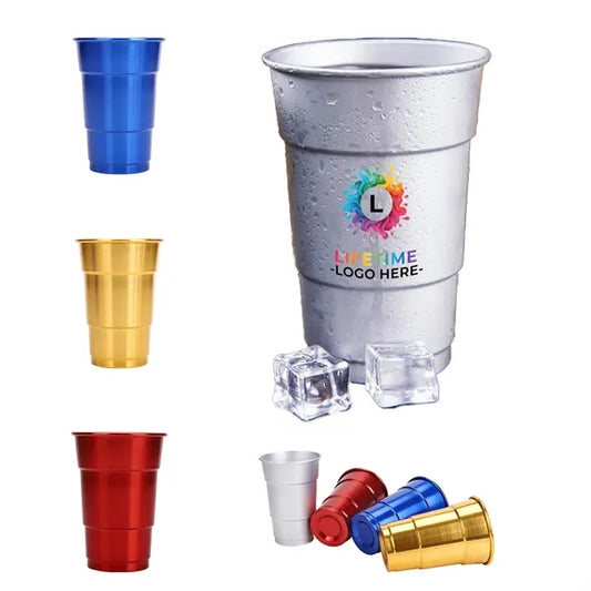 16 Oz Aluminum Drinking Cups