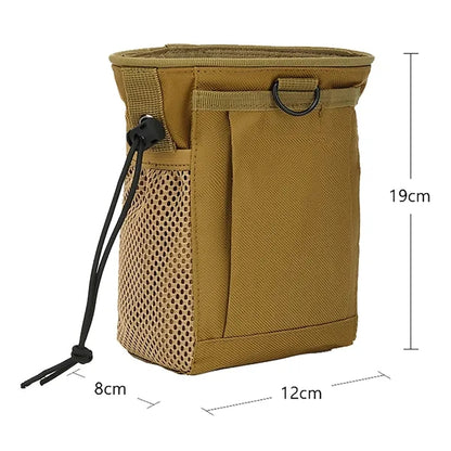 Tactical Molle Drawstring Magazine Dump Outdoor Pouch