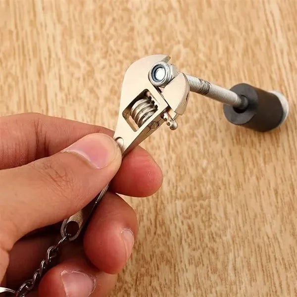 Replica mini wrench keychain