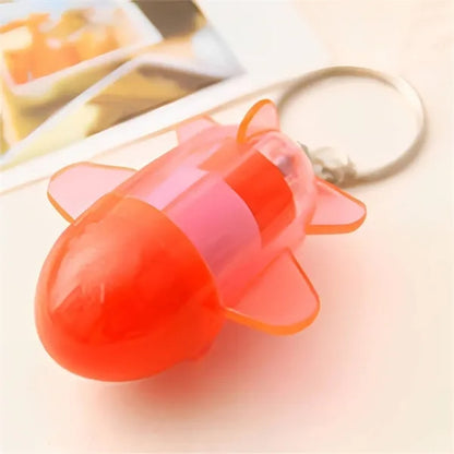 Cartoon telescopic color airplane plastic ballpoint pen